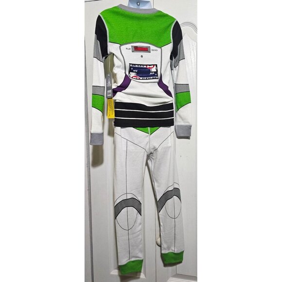 Disney Store Buzz Lightyear Pajamas Boys Size 6 Toy Story Cotton Costume PJ Pals - Picture 2 of 7